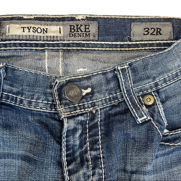 BKE Tyson Mens Jeans - Size 32R - Relaxed - Distressed - Picture 10 of 11